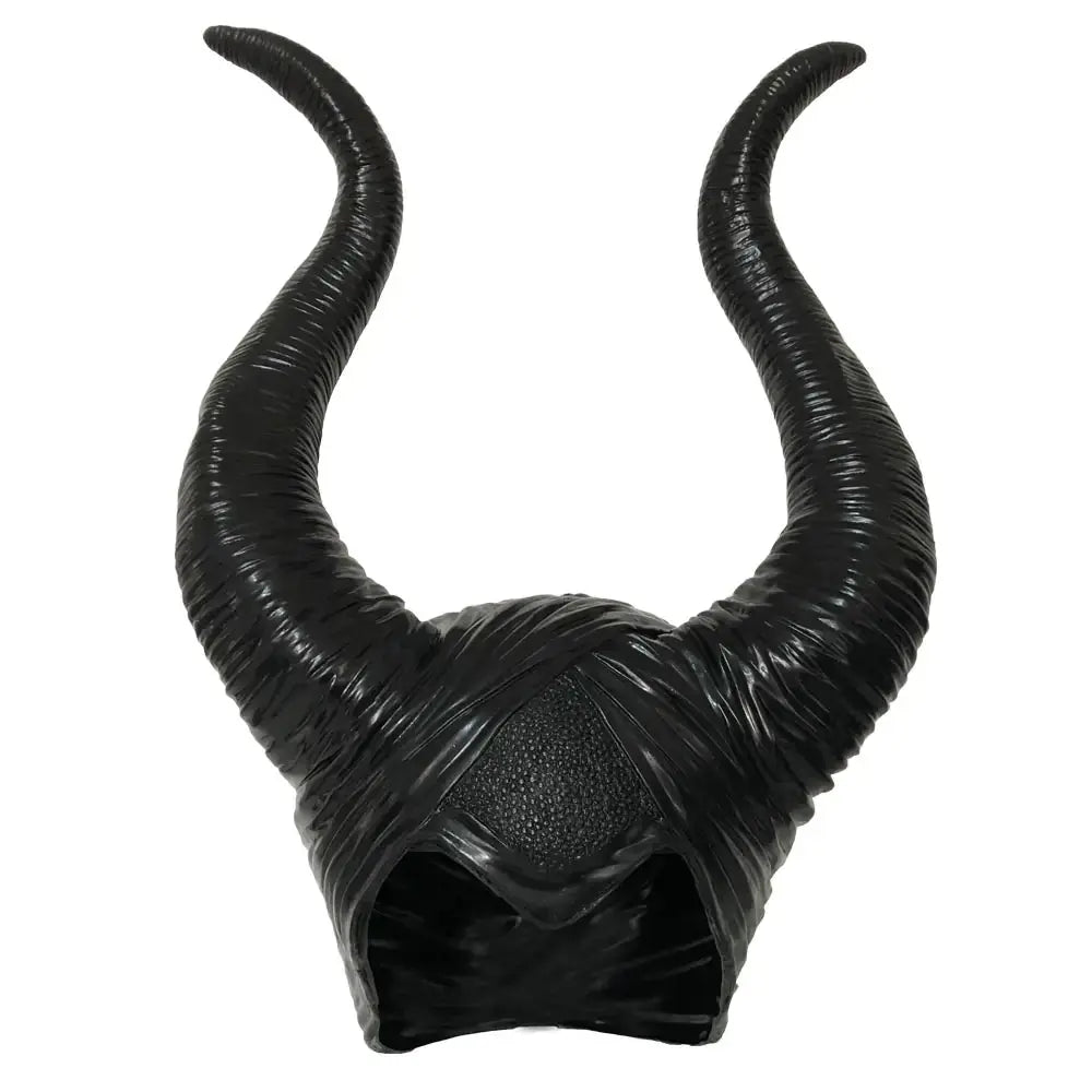 Enchanting Black Horns Hat – Witch Cosplay Headpiece