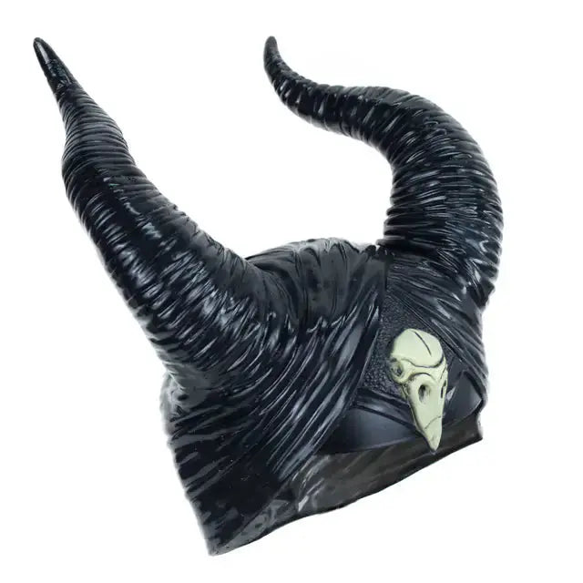 Enchanting Black Horns Hat – Witch Cosplay Headpiece