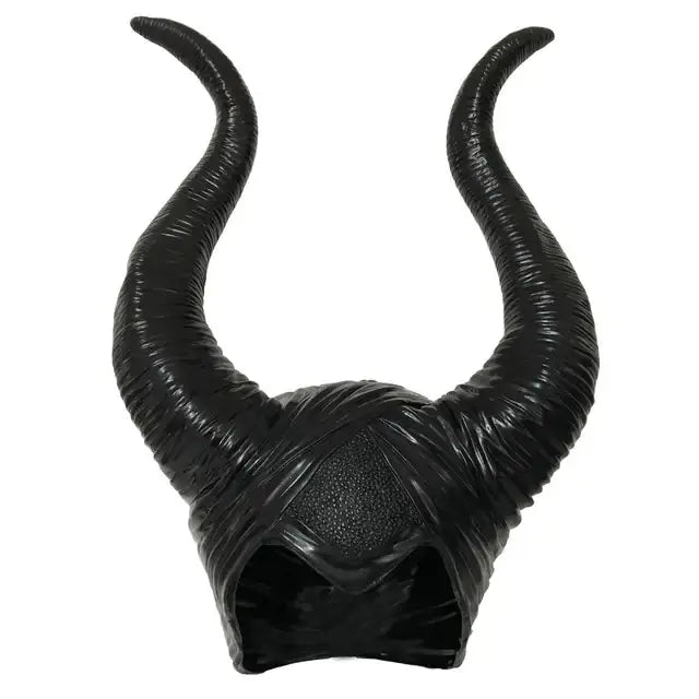 Enchanting Black Horns Hat – Witch Cosplay Headpiece