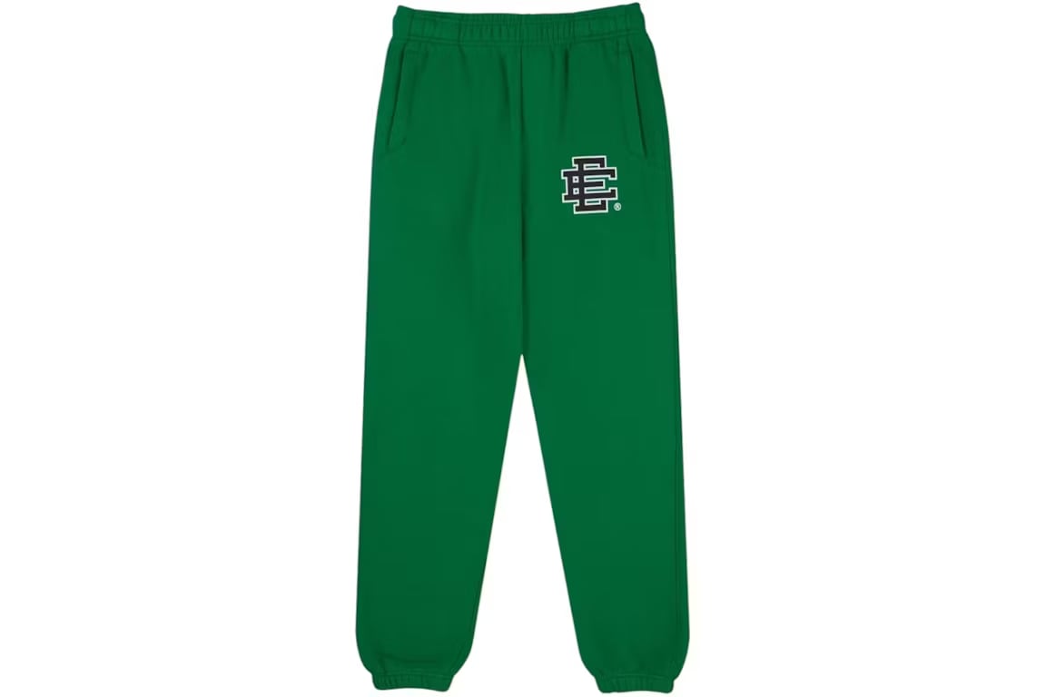 Eric Emanuel EE Basic Sweatsuit (FW25) Green/Black FULL SET