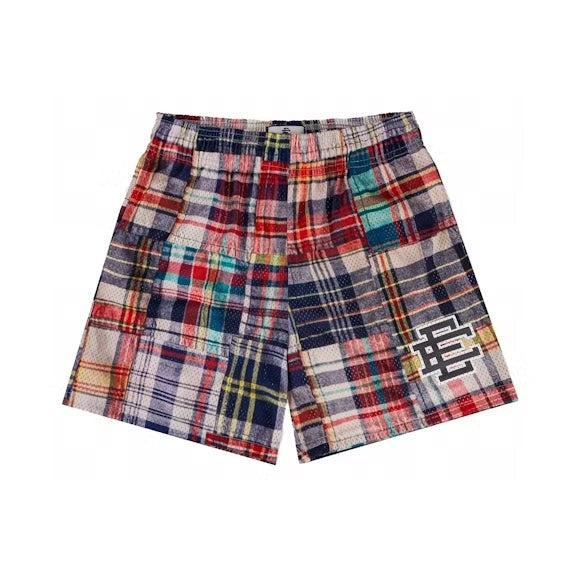 Eric Emanuel EE Basic Short Madras Plaid/Grey EE