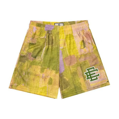 Eric Emanuel EE Basic Short Yellow Boro Patchwork