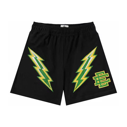 Eric Emanuel EE Short Black/Green Bolt