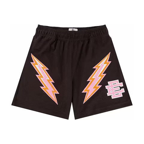 Eric Emanuel EE Short Dark Brown/Pink Bolt