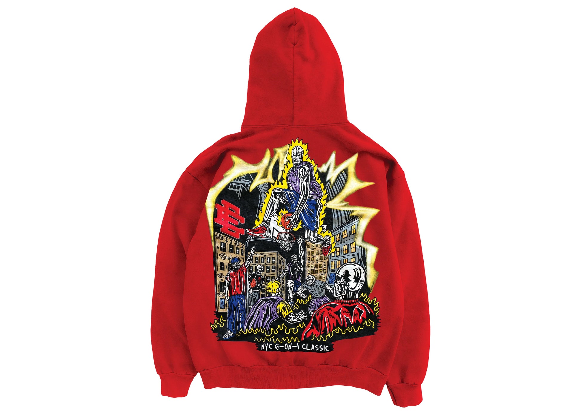 Eric Emanuel x Warren Lotas Jump Shot Hoodie Red