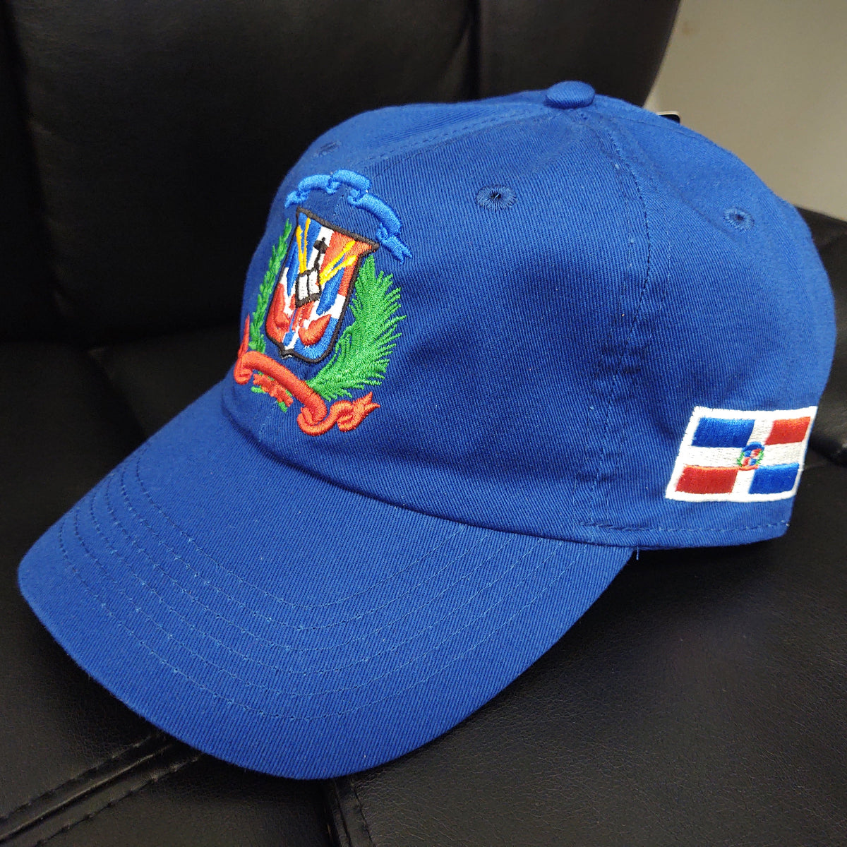 Escudo Republica Dominicana - Dominican Shield Royal / Full Color Dad Hat