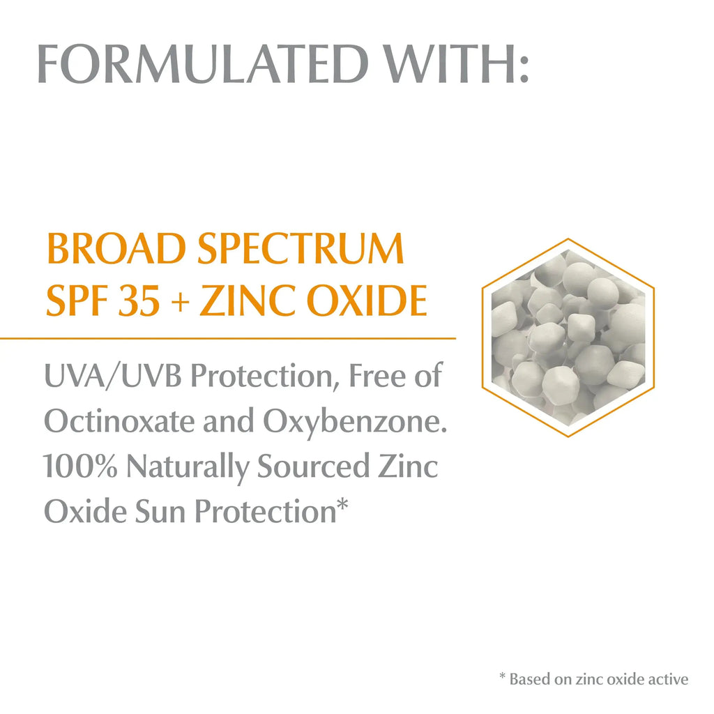 Eucerin Sun Tinted Mineral Face Sunscreen SPF 35 – Gentle Zinc Oxide Protection for Sensitive Skin
