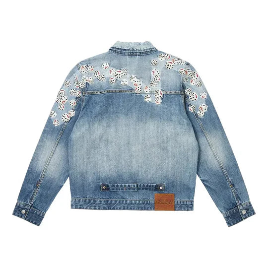 Palace x Evisu Dice Denim Jacket 'Light Wash'