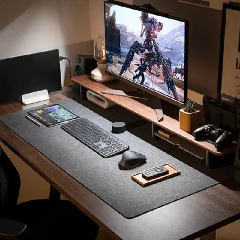 Expansive Workspace Desk Mat