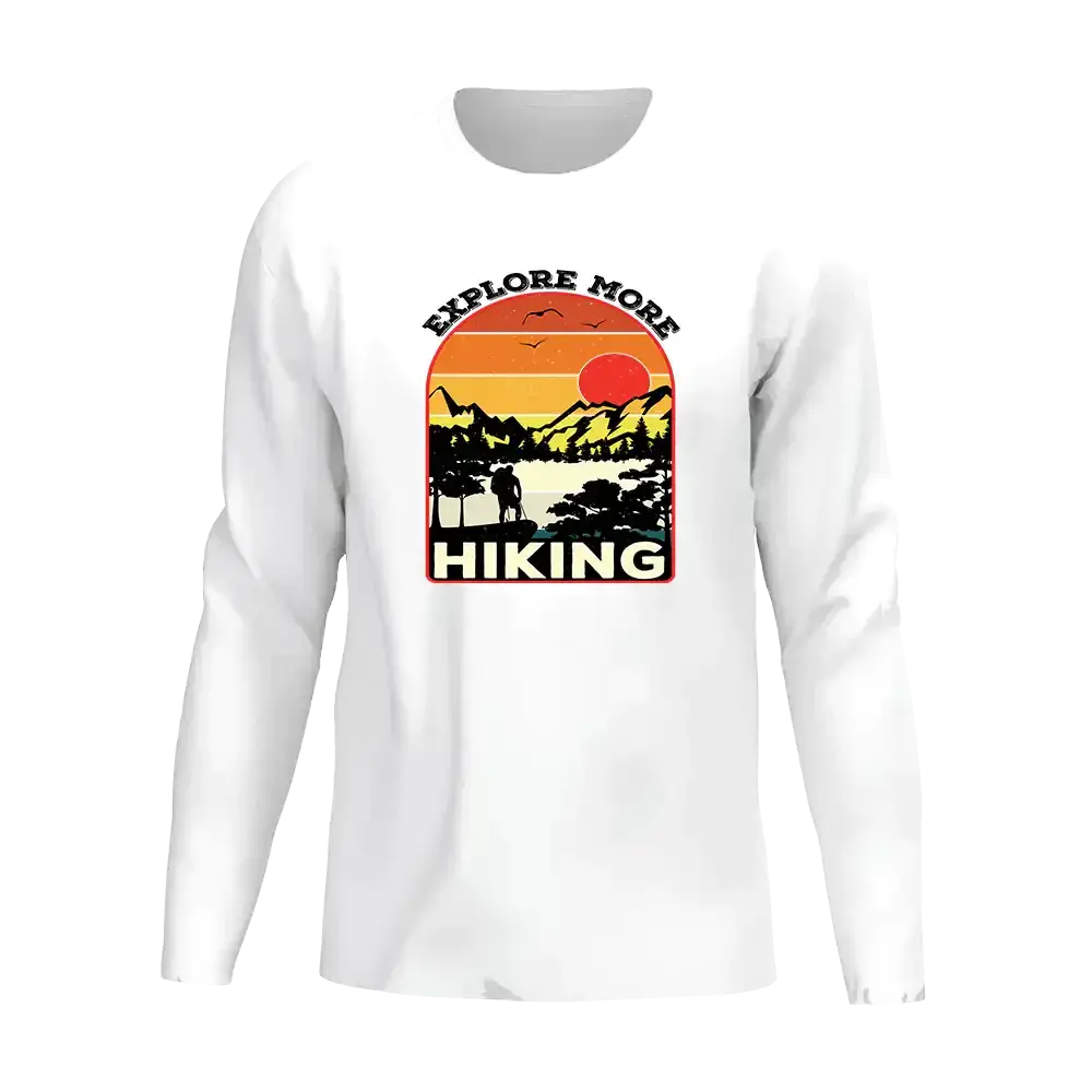 Explore More Hiking Men Long Sleeve Shirt