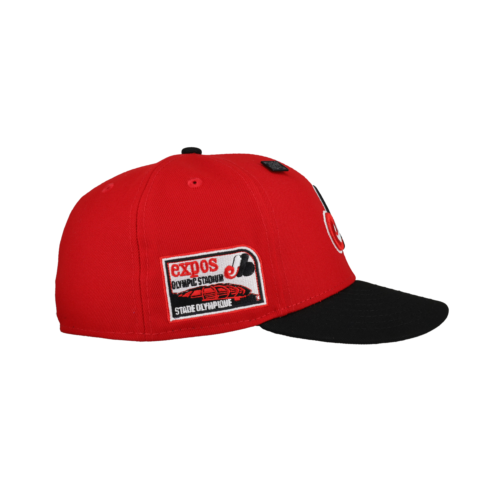 Montreal Expos Olympic Stadium Red 59Fifty Fitted Hat