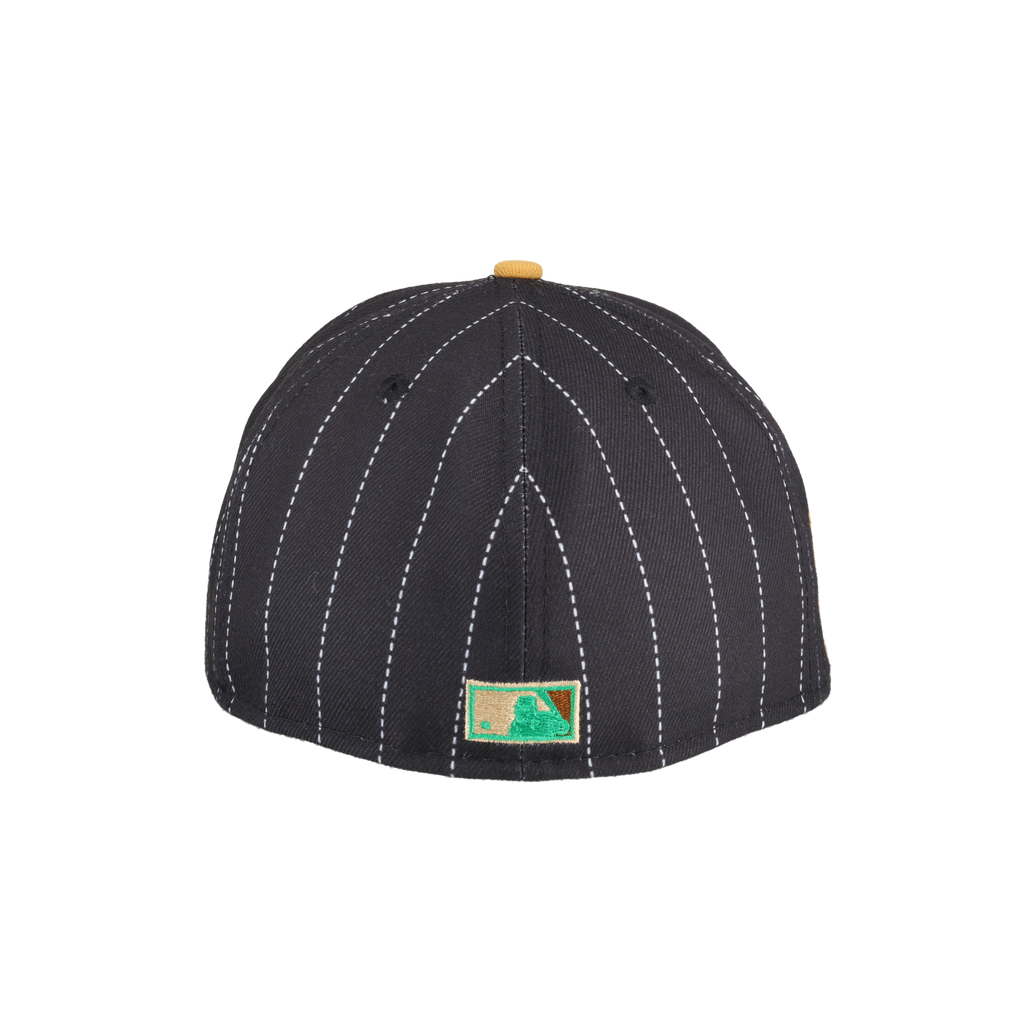 Montreal Expos Pinstripe Olympic Stadium Patch Fitted Hat