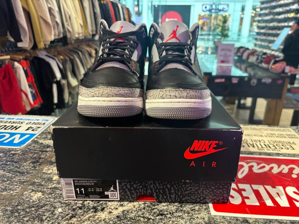 PRE OWNED Jordan 3 Retro OG Black Cement (2024)