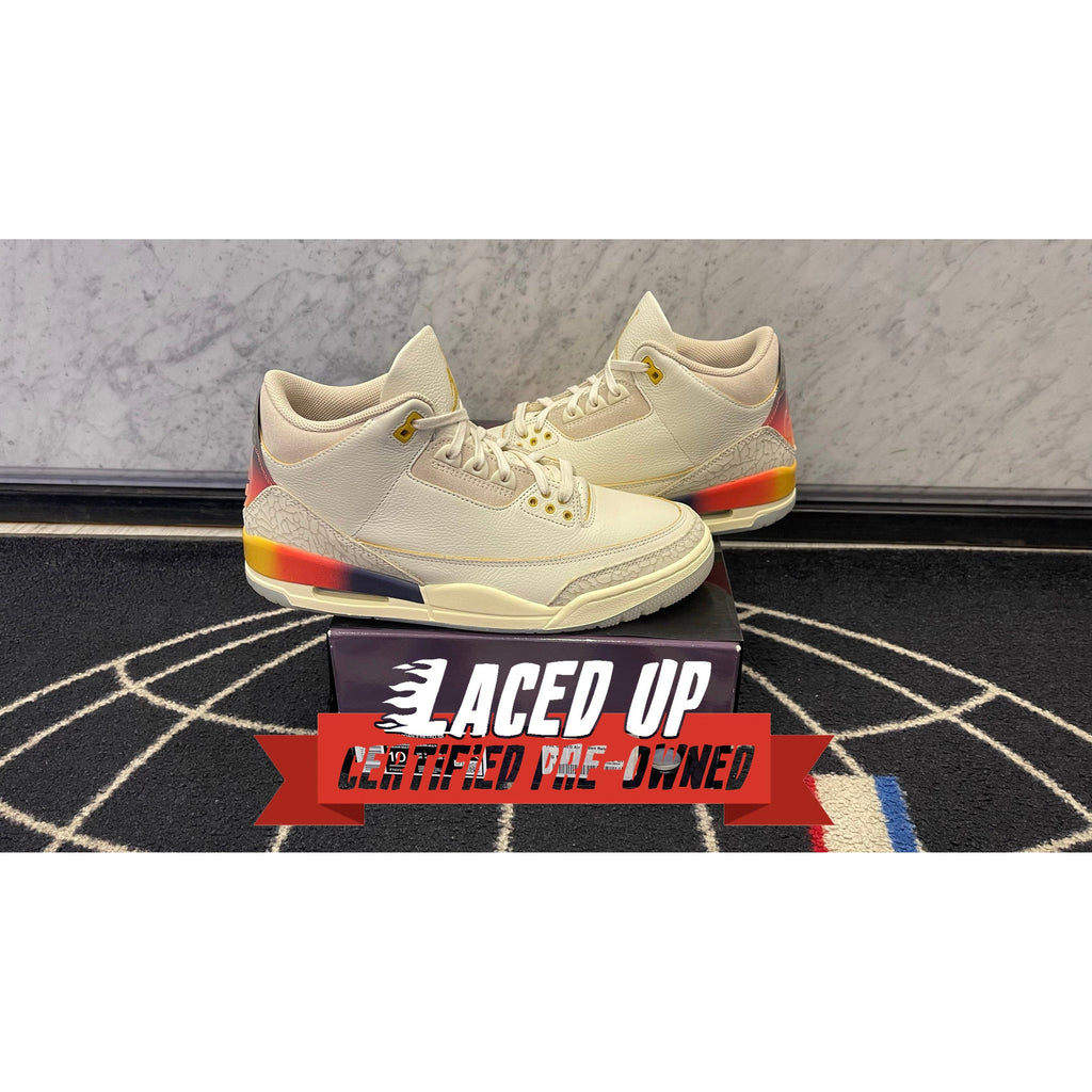 PRE OWNED Air Jordan Retro 3 SP J Balvin Medellín Sunset