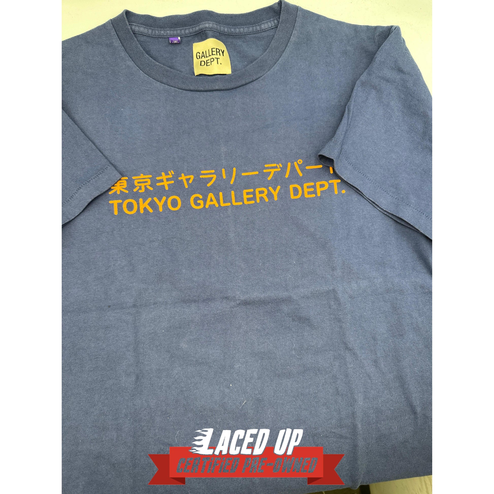 PRE OWNED GALLERY DEPT. TOKYO T-SHIRT (NAVY)