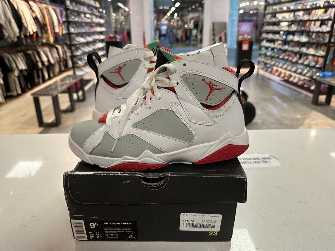 PRE OWNED Jordan 7 Retro Hare (2015)