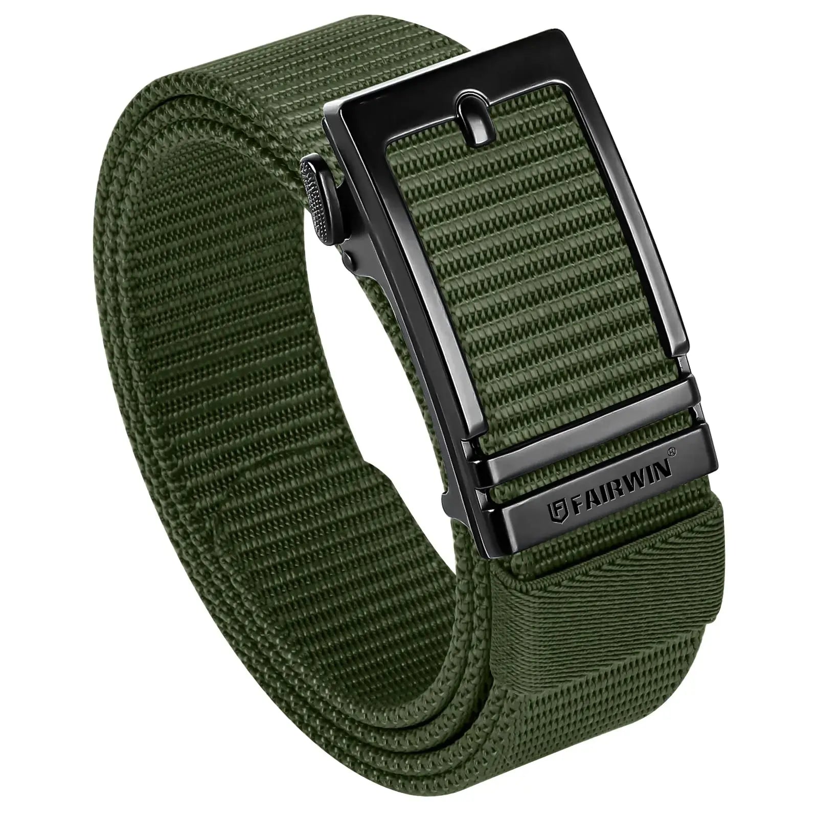FAIRWIN Automatic Adjustable Ratchet Belt For Men - Casual Golf Web Waist Belt Jeans