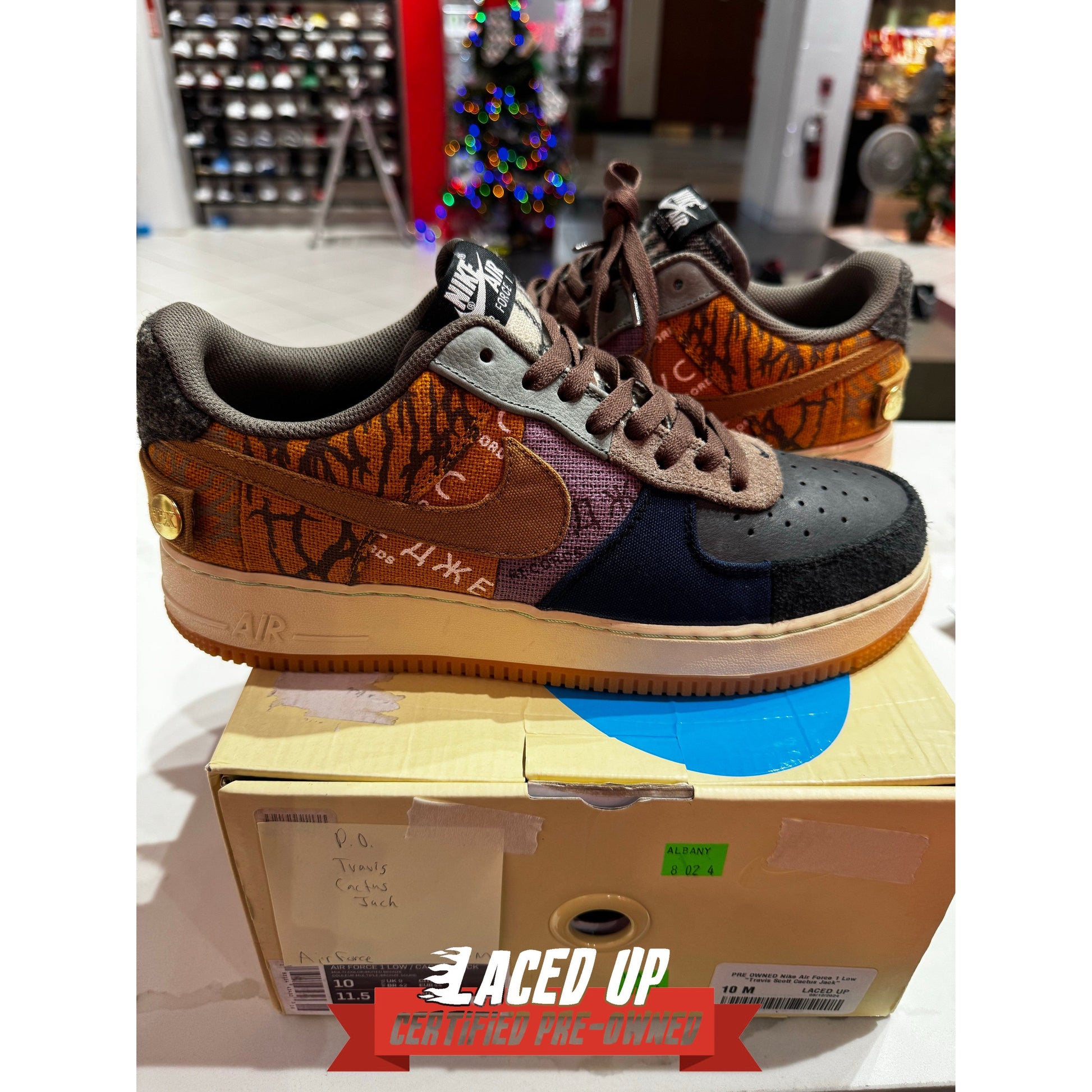 PRE OWNED Nike Air Force 1 Low "Travis Scott Cactus Jack"