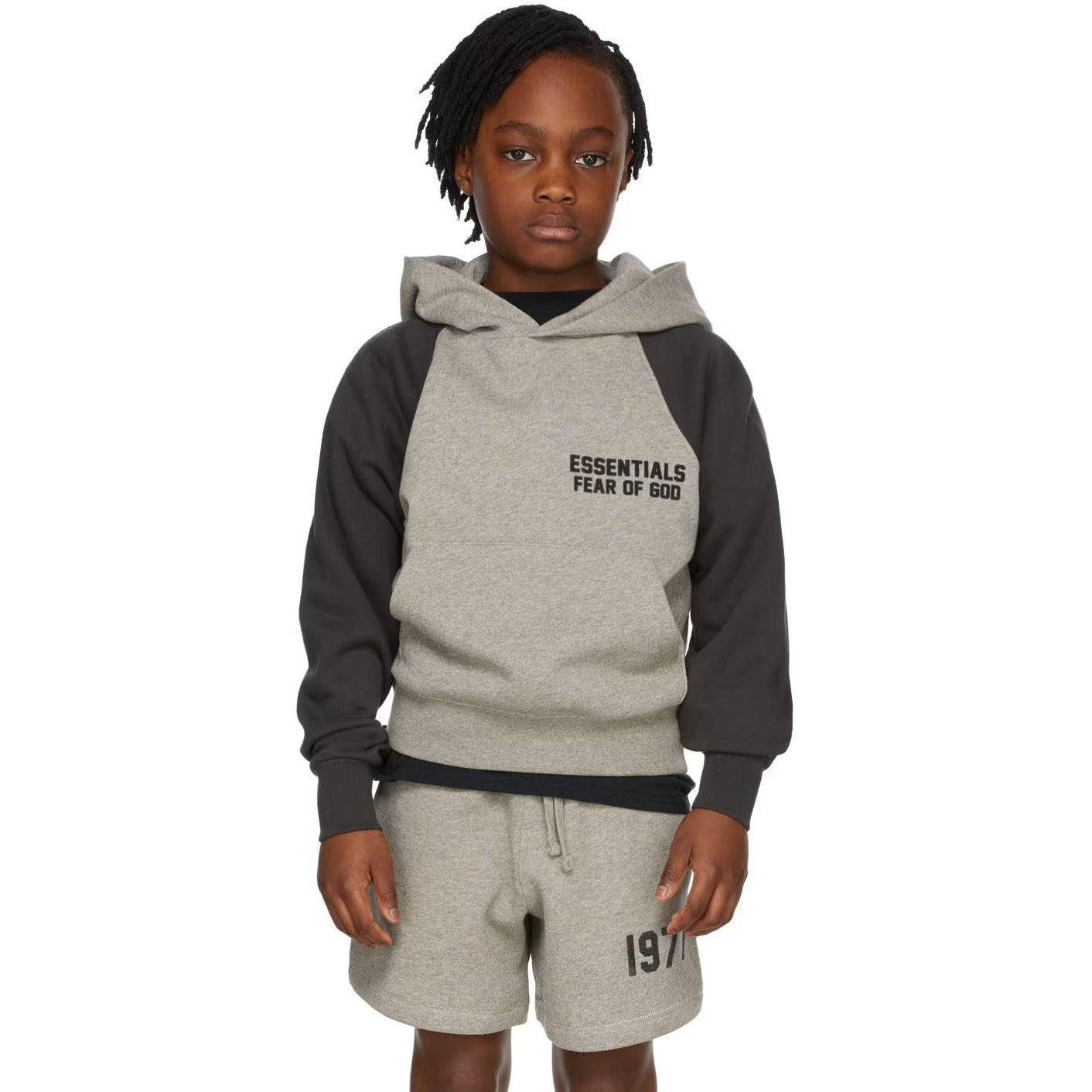 Fear Of God Essential Kids Dark Oatmeal "Raglan"