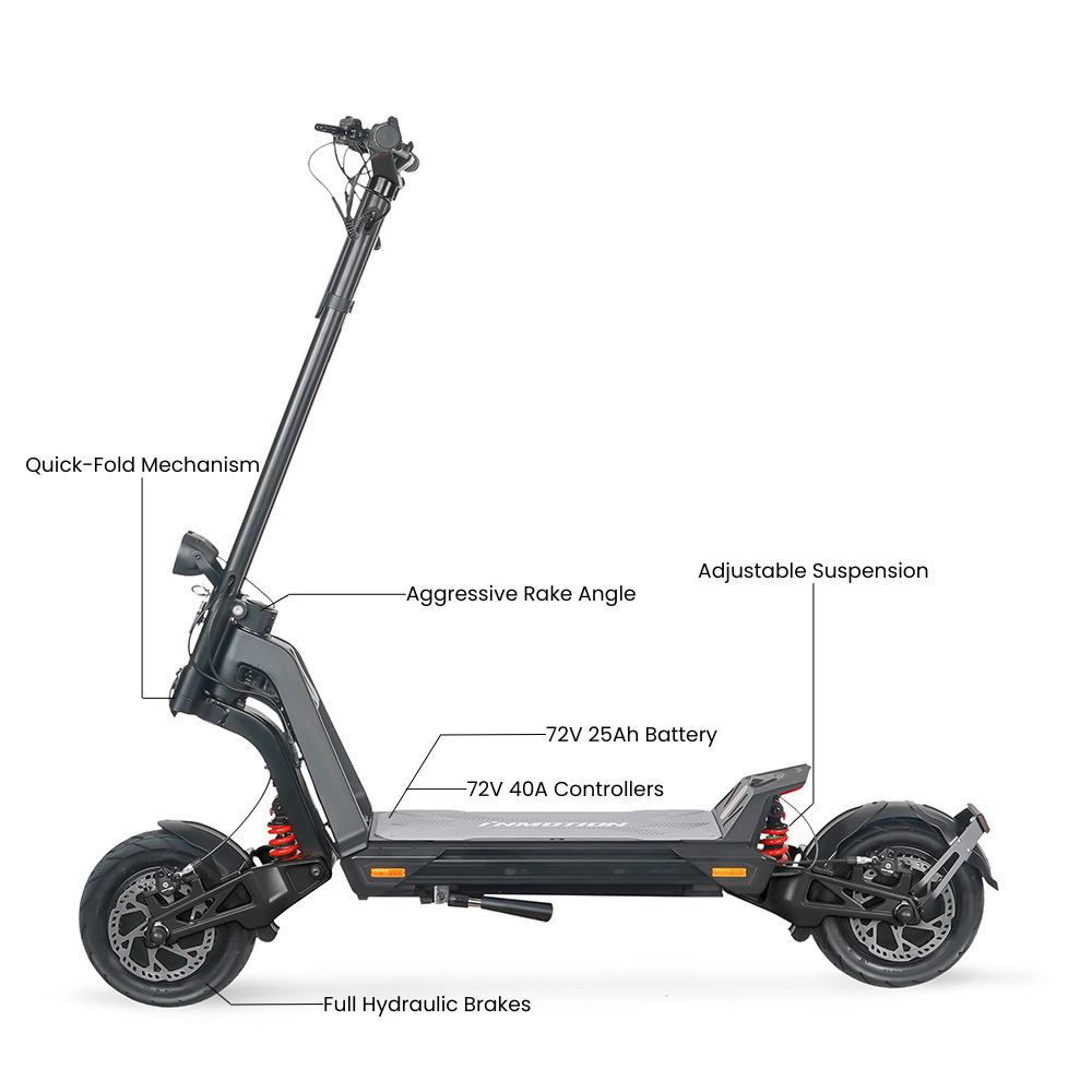 InMotion RS Jet Electric Scooter: 72V 25Ah Dual 2300W Motors
