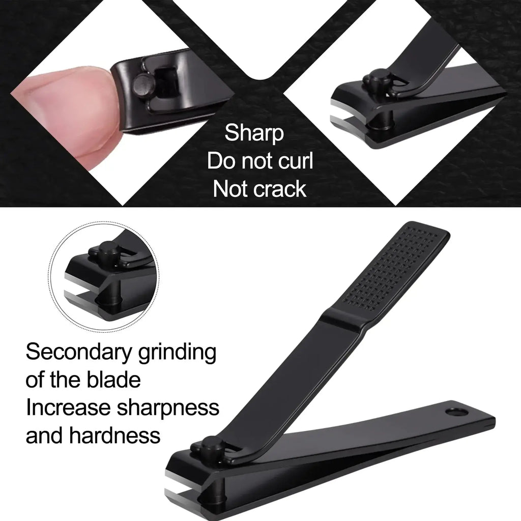 FIXBODY Nail Clipper Set - Fingernails Clippers & Toenails Clippers & Nail File, Nail Cutter