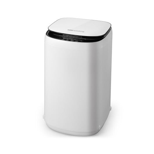 7.7 lbs Full-Automatic Washing Machine with 10 Washing Programs-Blue