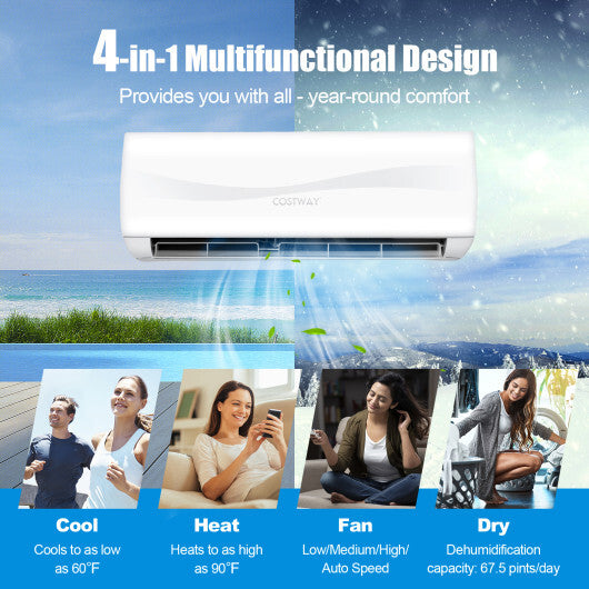 Blast Series 18000 BTU 19 SEER2 208-230V Mini Split Heat Pump