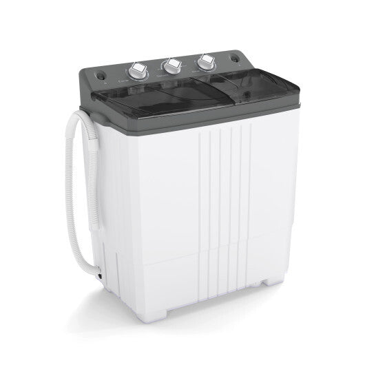 Portable Washing Machine with Built-in Drain Pump-Black