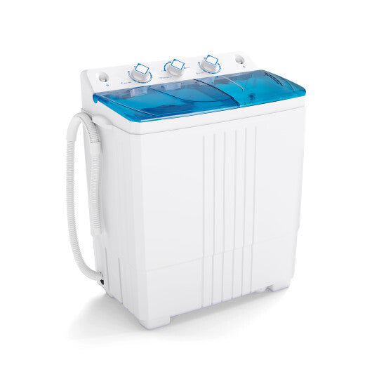 Portable Washing Machine with Built-in Drain Pump-Black