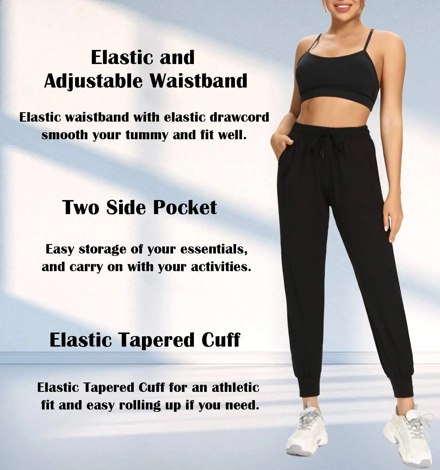 FULLSOFT Sweatpants for Women | Joggers with Pockets Yoga Pants - Soft Leggings for Workout, Cycling & Running
