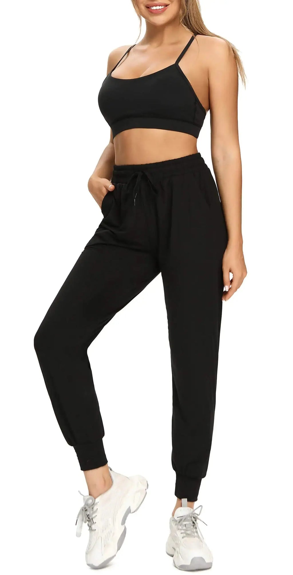 FULLSOFT Sweatpants for Women | Joggers with Pockets Yoga Pants - Soft Leggings for Workout, Cycling & Running