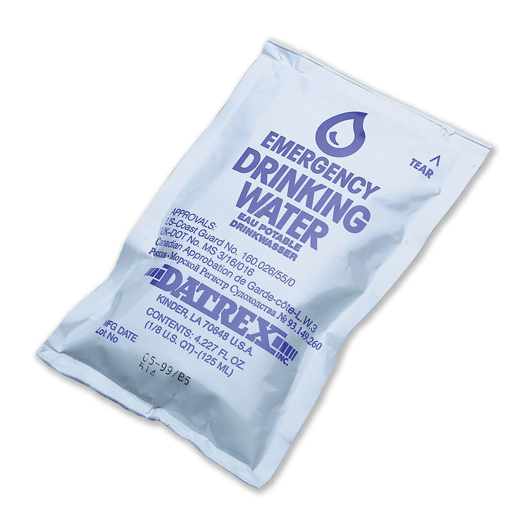 Emergency Water Pouch - 4.227 FL OZ. - Case of 64