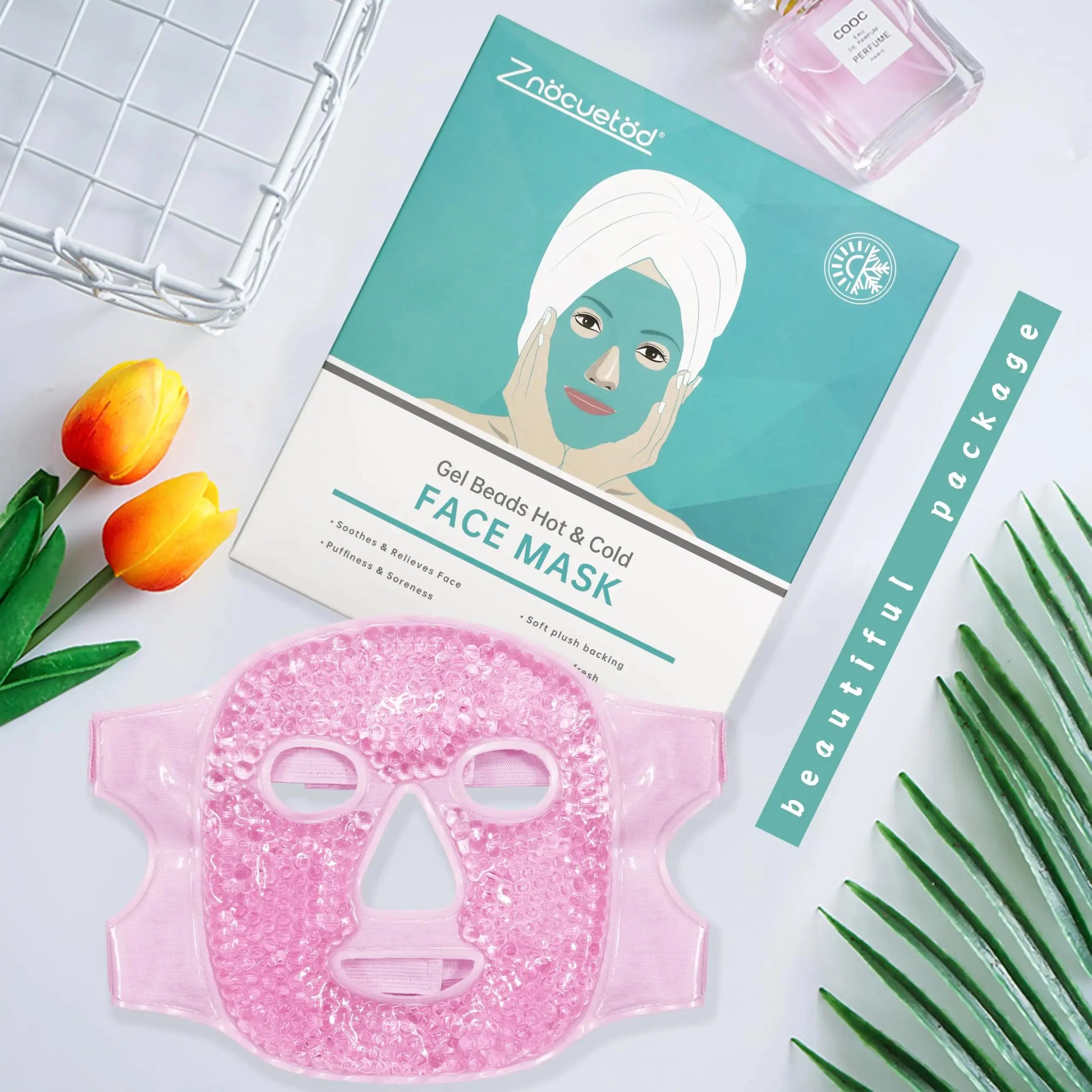 Face Eye Mask Ice Pack for Reducing Puffiness, Bags Under Eyes, Puffy Dark Circles