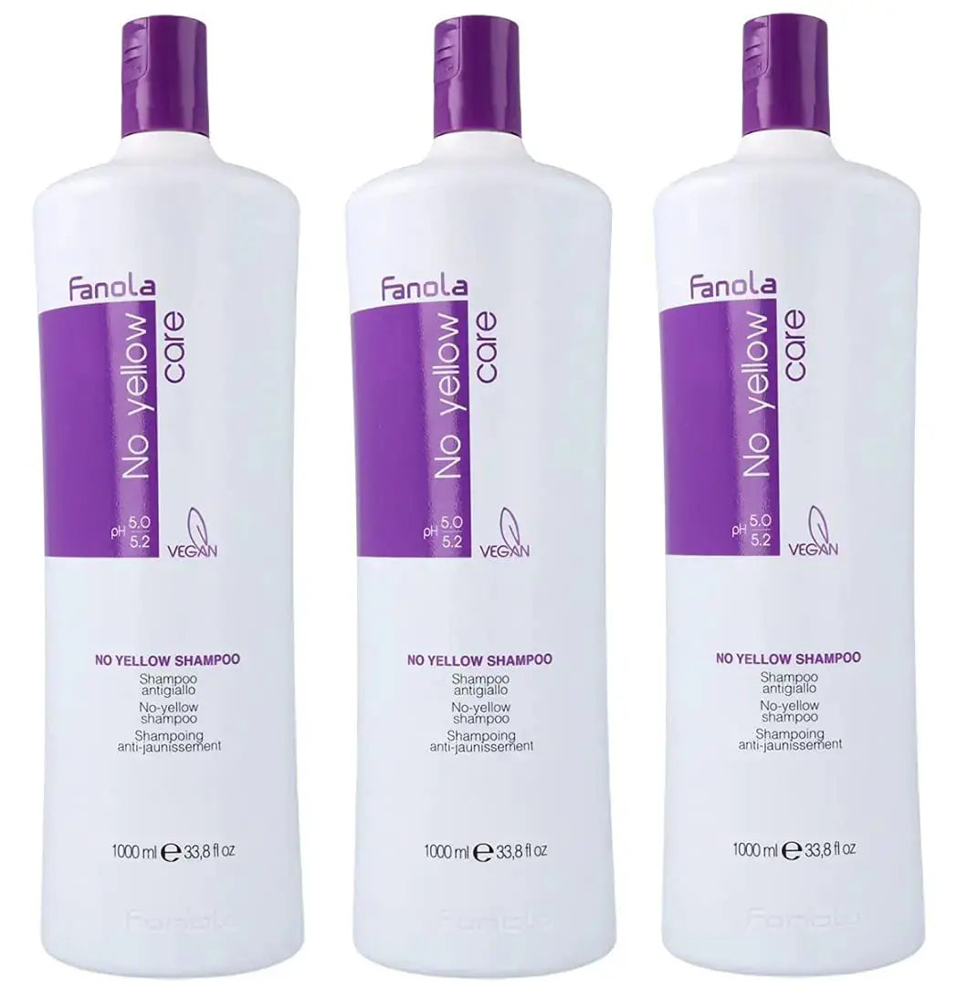 Fanola No Yellow Shampoo with Purple Violet Pigments – Eliminate Brassiness