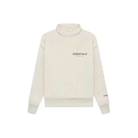 Fear of God Essentials Core Collection Kids Pullover Mockneck Light Heather Oatmeal