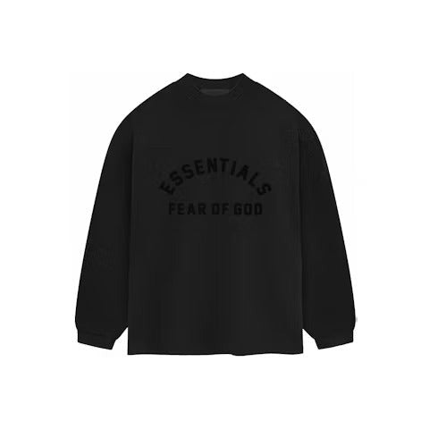 Fear of God Essentials Heavy Jersey Longsleeve Tee Jet Black