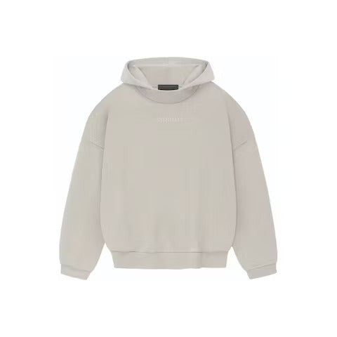 Fear of God Essentials Hoodie Silver Cloud