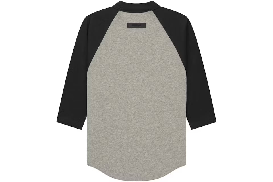 Fear of God Essentials Kids Grey Three Quarter Tee "Baseball"