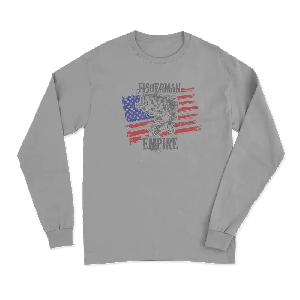 Fisherman American Empire Color Men Long Sleeve Shirt