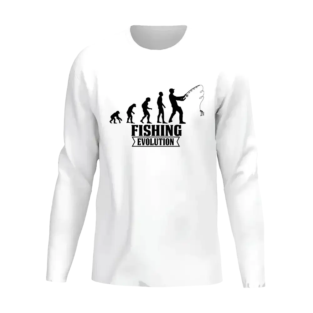 Fishing Evolution Men Long Sleeve Shirt