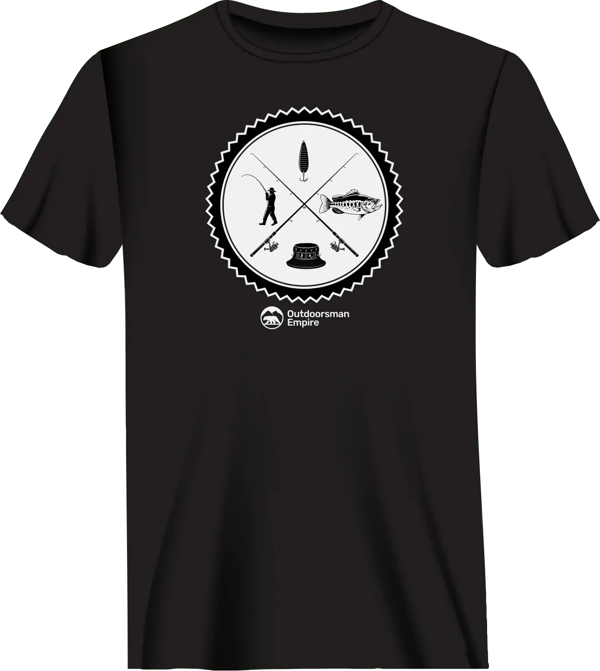 Fishing Vintage v2 T-Shirt for Men