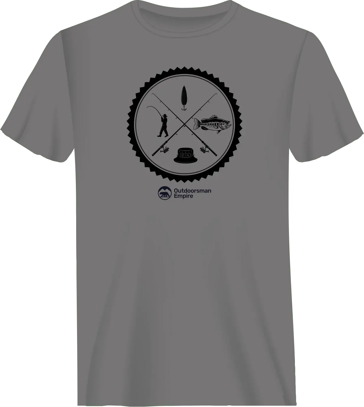 Fishing Vintage v2 T-Shirt for Men