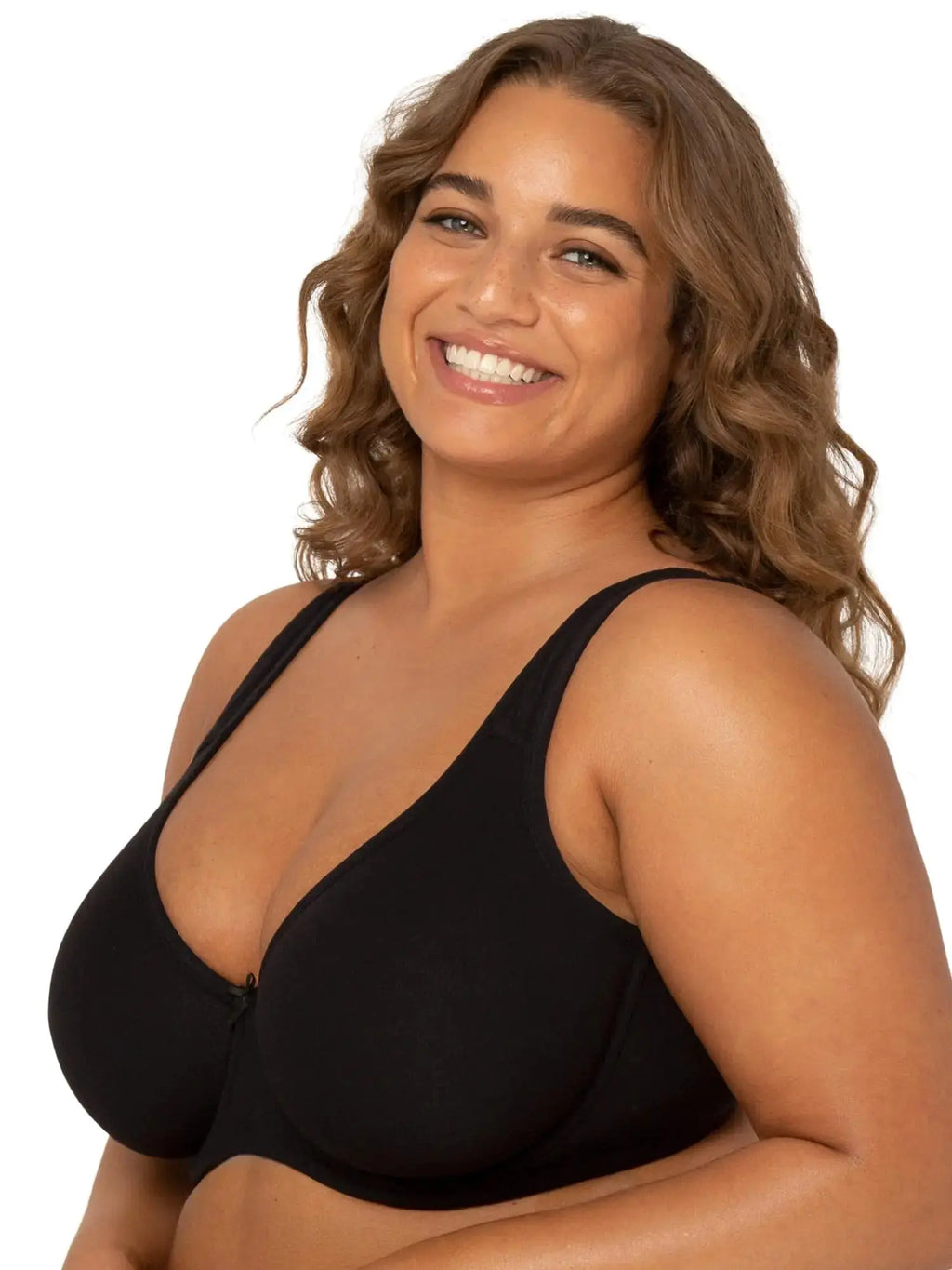 Fit For Me By Fruit of the Loom Women's Plus Size Cotton Unlined Underwire Bra - Pinch-Free Straps