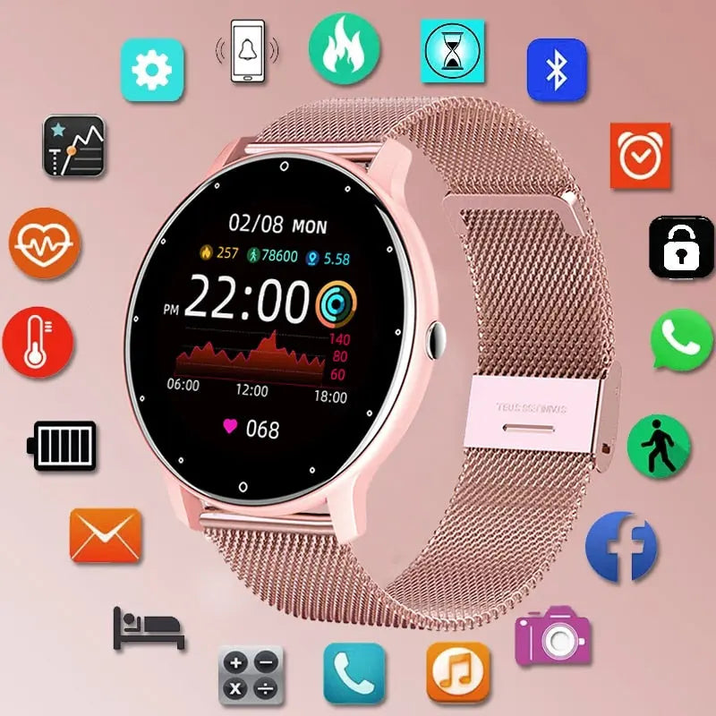 Fitness IP67 Waterproof Smartwatch - Full Touch Screen