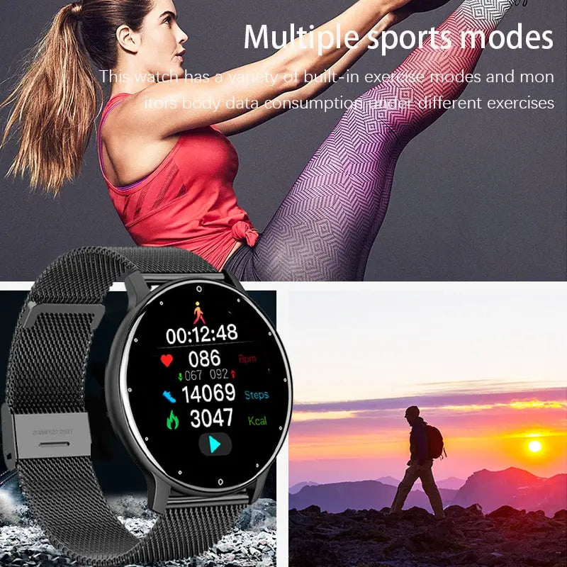 Fitness IP67 Waterproof Smartwatch - Full Touch Screen