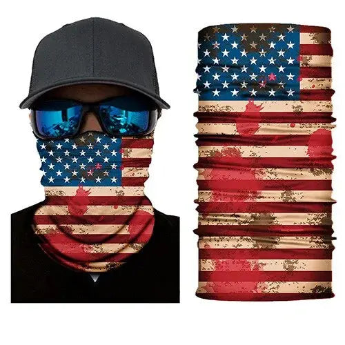 Flag Face Bandana: Multi-functional Outdoor Accessory for Men