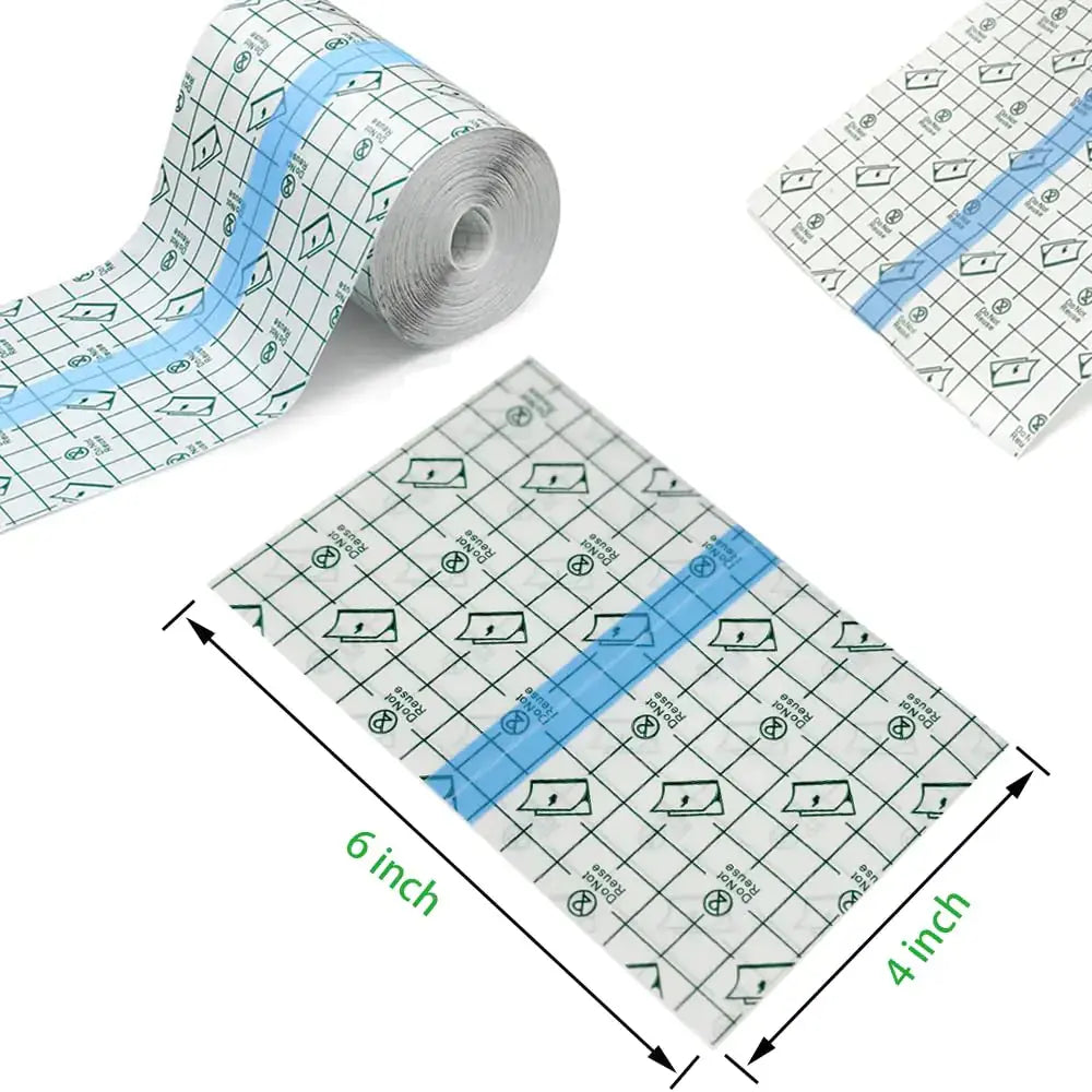 Flatoedu Tattoo Aftercare Stretch Waterproof Adhesive Bandages - Skin Repair Adhesive