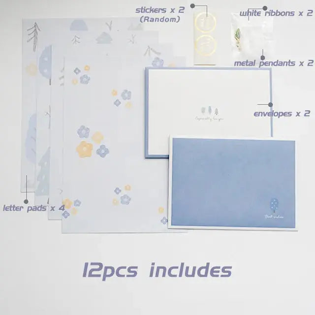 Floral Letter Pad & Envelope Set