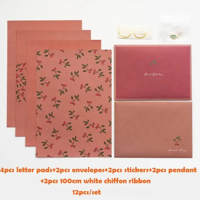 Floral Letter Pad & Envelope Set