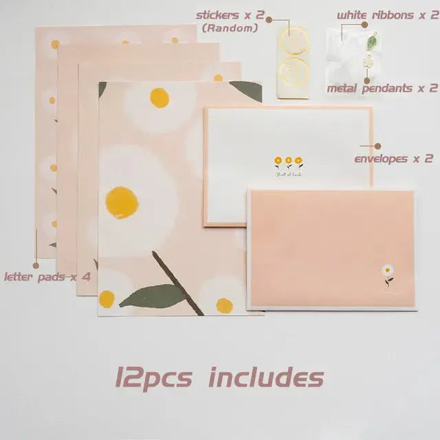 Floral Letter Pad & Envelope Set